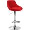 Barhocker HLO-CP30 Stoff ~ rot