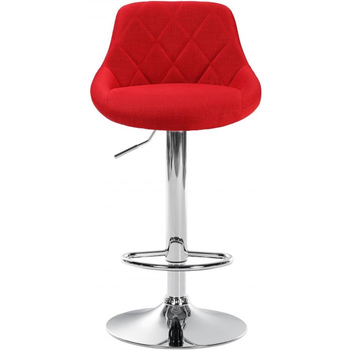 Barhocker HLO-CP30 Stoff ~ rot