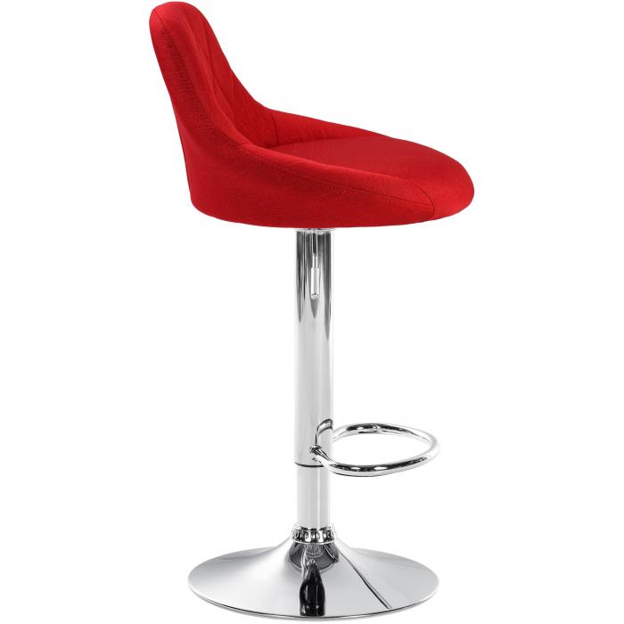 Barhocker HLO-CP30 Stoff ~ rot