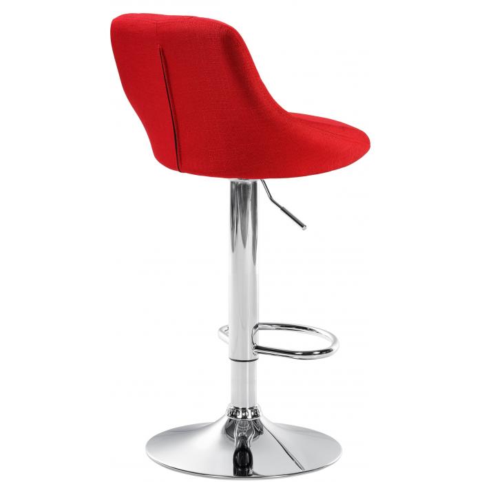 Barhocker HLO-CP30 Stoff ~ rot