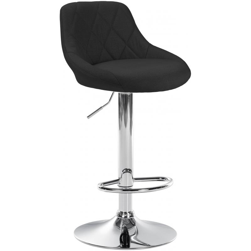 Barhocker HLO-CP30 Stoff ~ schwarz