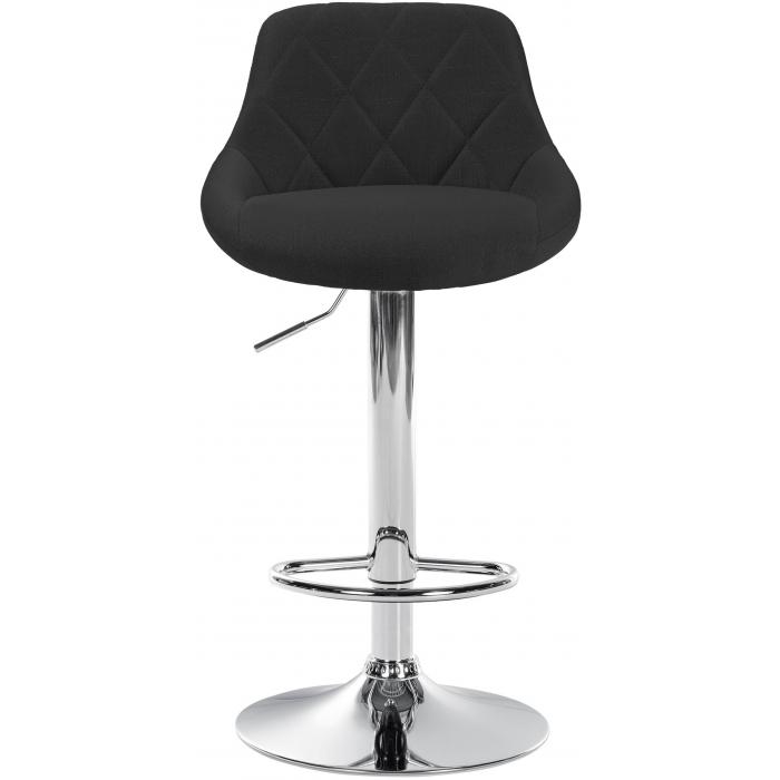 Barhocker HLO-CP30 Stoff ~ schwarz