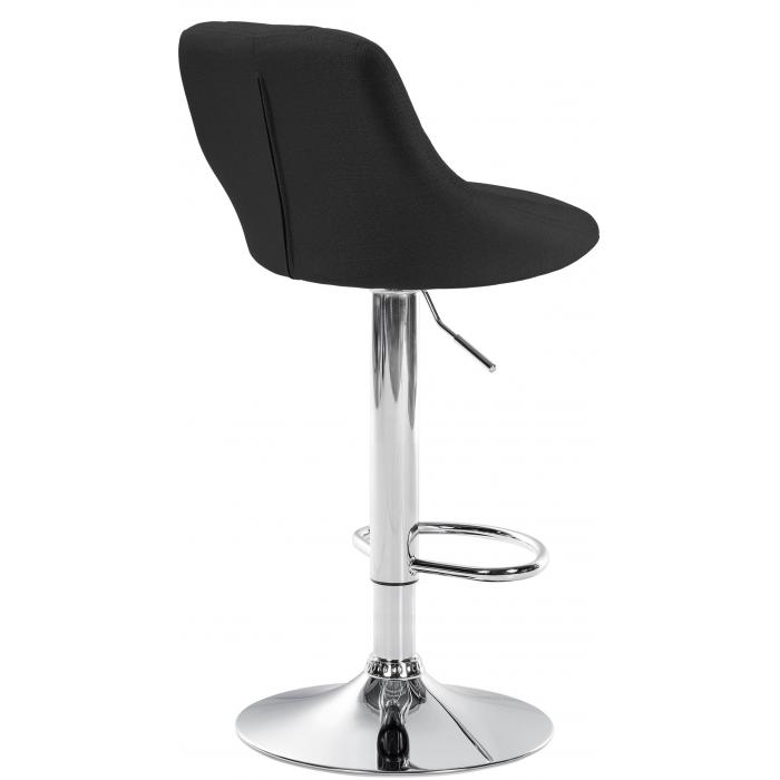 Barhocker HLO-CP30 Stoff ~ schwarz