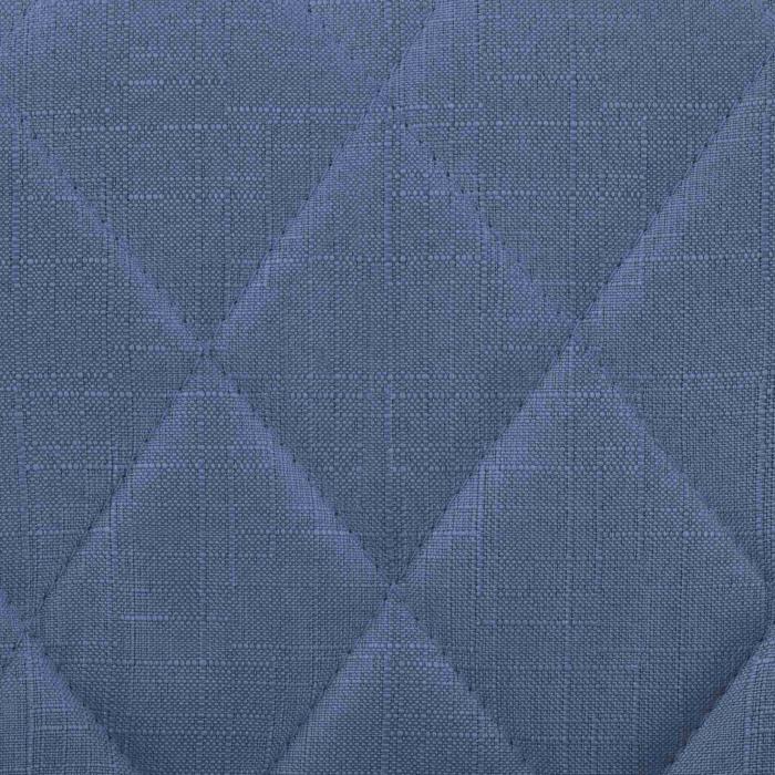 Barhocker HLO-CP30 Stoff schwarz ~ blau