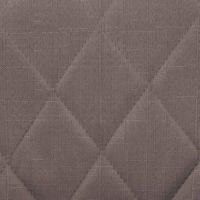 Barhocker HLO-CP30 Stoff schwarz ~ taupe