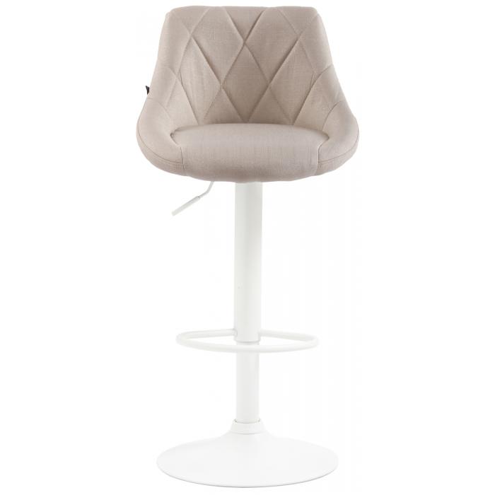 Barhocker HLO-CP30 Stoff wei ~ creme
