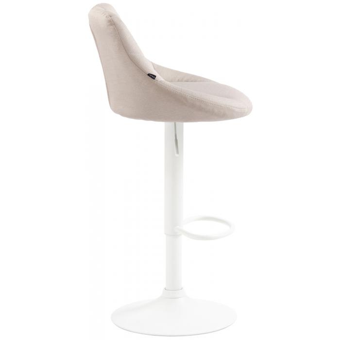 Barhocker HLO-CP30 Stoff wei ~ creme
