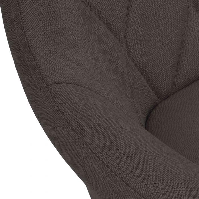 Barhocker HLO-CP30 Stoff wei ~ dunkelgrau