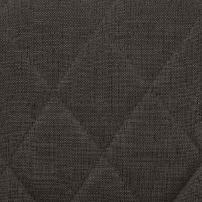 Barhocker HLO-CP30 Stoff wei ~ dunkelgrau