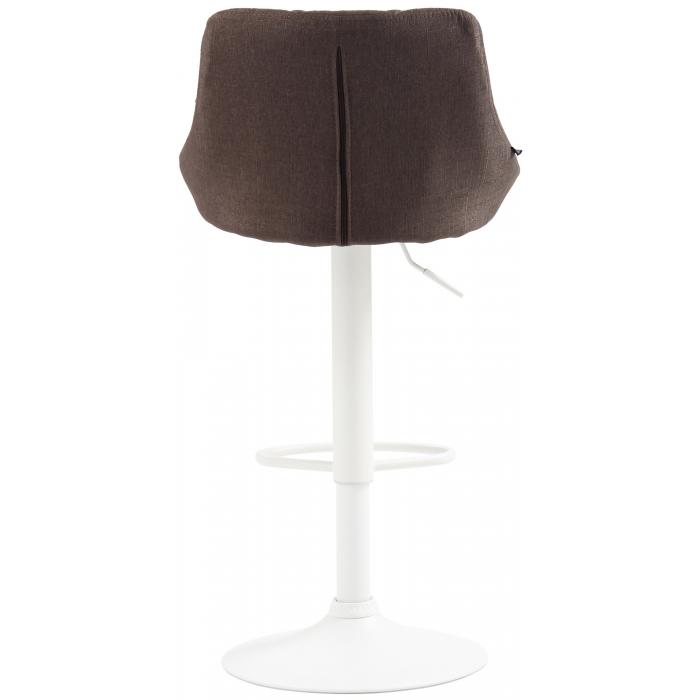 Barhocker HLO-CP30 Stoff wei ~ taupe
