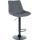 Barhocker HLO-CP295 Stoff schwarz ~ grau