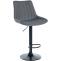 Barhocker HLO-CP295 Stoff schwarz ~ grau