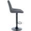 Barhocker HLO-CP295 Stoff schwarz ~ grau