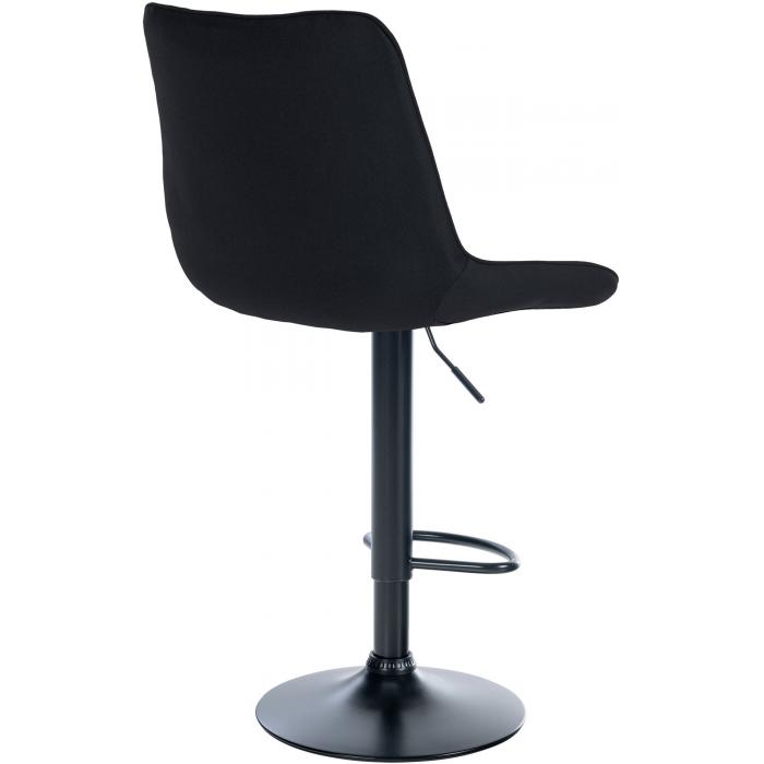 Barhocker HLO-CP295 Stoff schwarz ~ schwarz