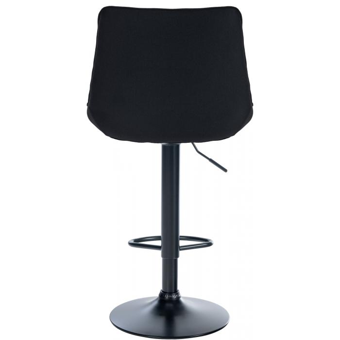 Barhocker HLO-CP295 Stoff schwarz ~ schwarz