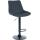 Barhocker HLO-CP295 Stoff schwarz ~ dunkelgrau