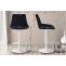 Barhocker HLO-CP295 Stoff wei ~ schwarz