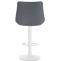 Barhocker HLO-CP295 Stoff wei ~ grau