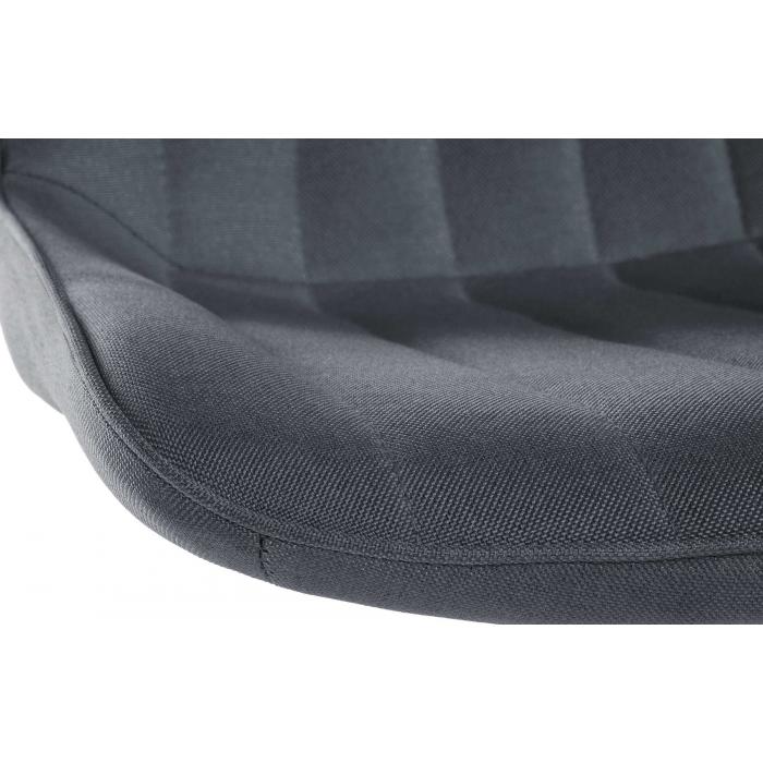 Barhocker HLO-CP295 Stoff wei ~ grau