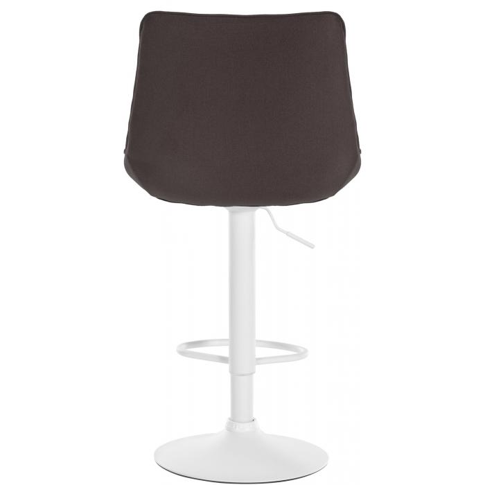 Barhocker HLO-CP295 Stoff wei ~ taupe