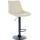 Barhocker HLO-CP294 Kunstleder schwarz ~ creme