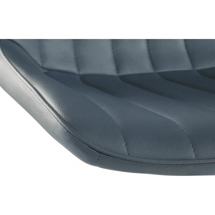 Barhocker HLO-CP294 Kunstleder schwarz ~ grau