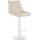 Barhocker HLO-CP294 Kunstleder weiß ~ creme Barhocker HLO-CP294 Kunstleder weiß ~ creme