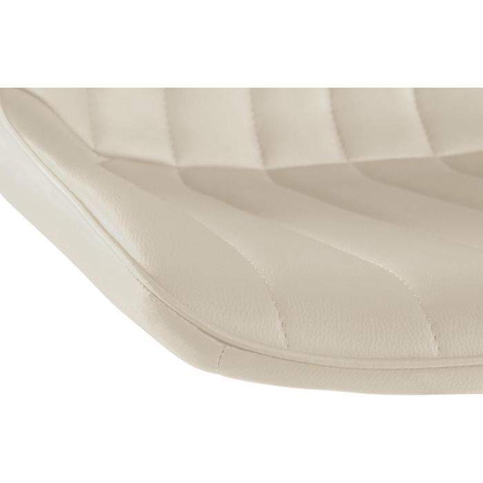 Barhocker HLO-CP294 Kunstleder wei ~ creme