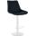 Barhocker HLO-CP294 Kunstleder wei ~ schwarz