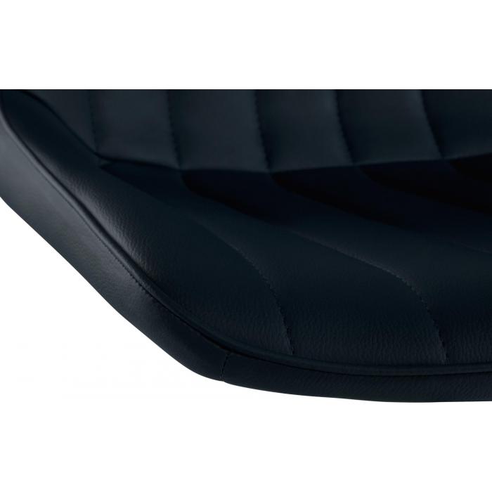 Barhocker HLO-CP294 Kunstleder wei ~ schwarz