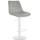 Barhocker HLO-CP296 Samt wei ~ grau