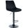Barhocker HLO-CP296 Samt schwarz ~ schwarz