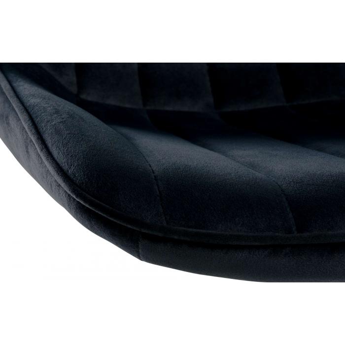 Barhocker HLO-CP296 Samt wei ~ schwarz