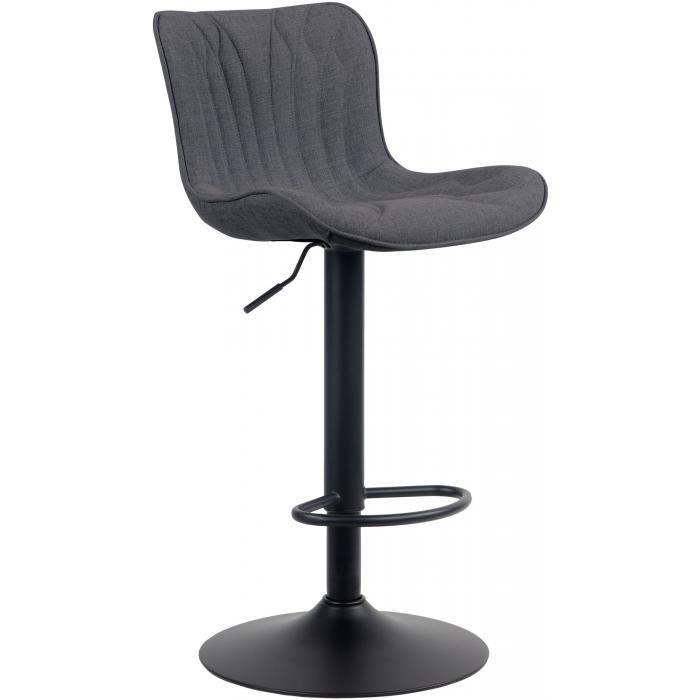 Barhocker HLO-CP271 Stoff ~ schwarz