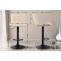 2er Set Barhocker HLO-CP269 Kunstleder ~ creme