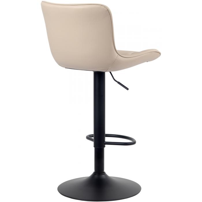 2er Set Barhocker HLO-CP269 Kunstleder ~ creme