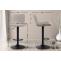 2er Set Barhocker HLO-CP271 Stoff ~ taupe