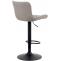 2er Set Barhocker HLO-CP271 Stoff ~ taupe