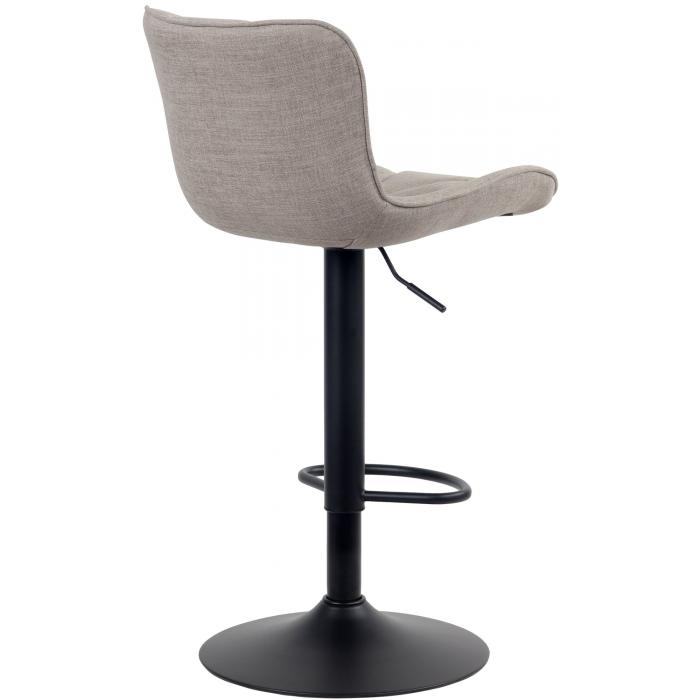 2er Set Barhocker HLO-CP271 Stoff ~ taupe