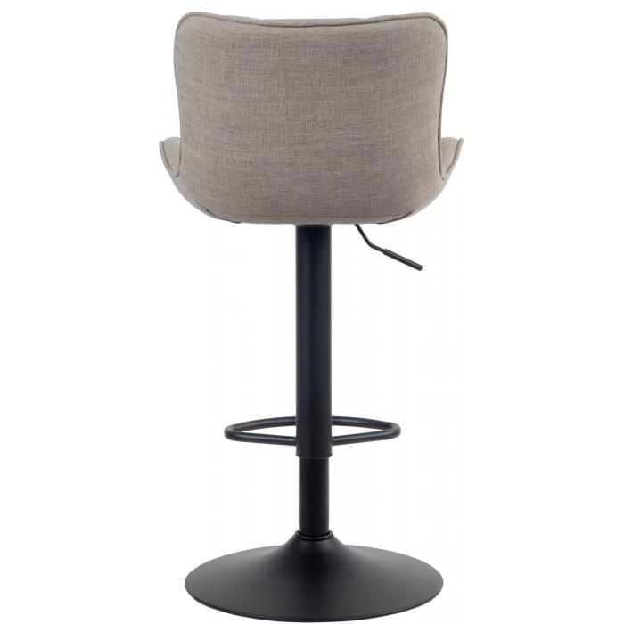 2er Set Barhocker HLO-CP271 Stoff ~ taupe