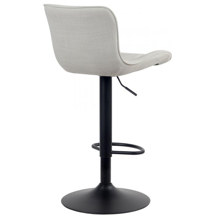 2er Set Barhocker HLO-CP271 Stoff ~ creme