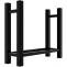 Kaminholzstnder HLO-CP28 eckig 30x80x80 cm ~ schwarz