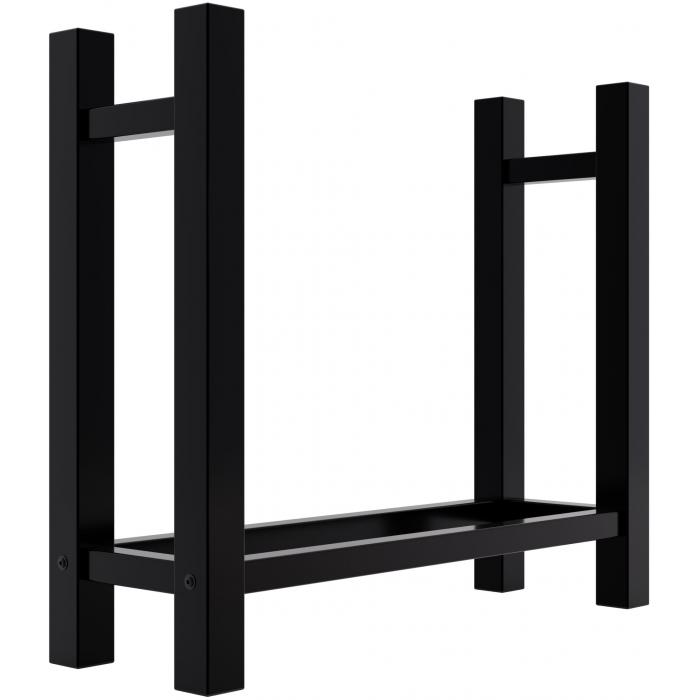 Kaminholzstnder HLO-CP28 eckig 30x80x80 cm ~ schwarz