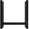 Kaminholzstnder HLO-CP28 eckig 30x80x80 cm ~ schwarz