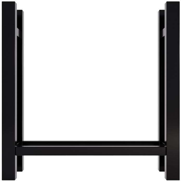 Kaminholzstnder HLO-CP28 eckig 30x80x80 cm ~ schwarz