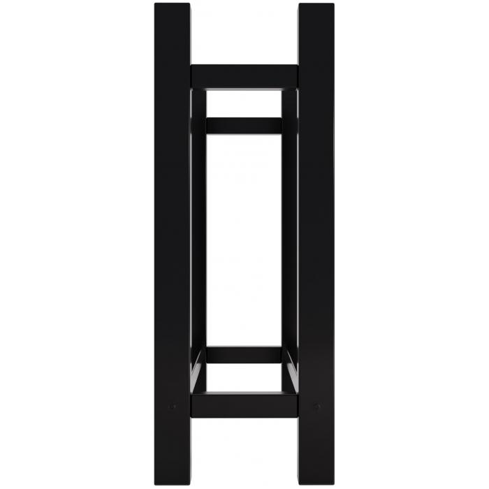Kaminholzstnder HLO-CP28 eckig 30x80x80 cm ~ schwarz