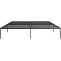 Metallbett HLO-CP1 200x200x42 cm ~ schwarz