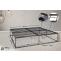 Metallbett HLO-CP4 200x200x46 cm ~ schwarz