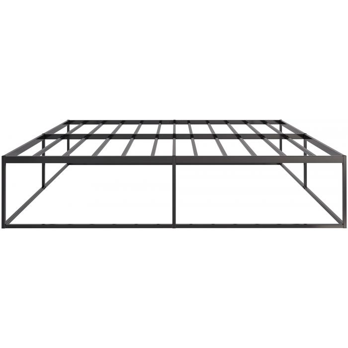 Metallbett HLO-CP4 200x200x46 cm ~ schwarz
