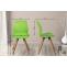 2er Set Stuhl HLO-CP89 Kunststoff ~ grn